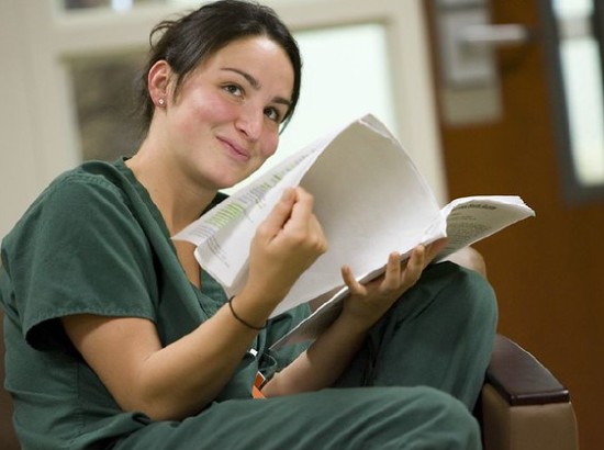 a young nursing student 